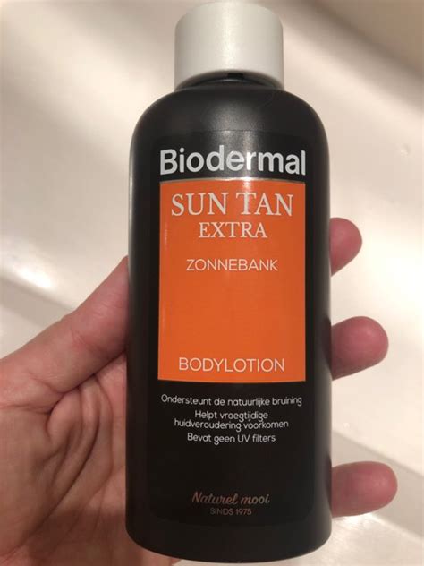 biodermal tan extra body lotion.